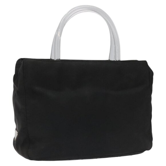 PRADA Hand Bag Nylon Black Auth KD065 - Picture 1 of 16